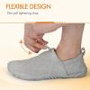imageATHMILE Barefoot Water Shoes for Women Men Hiking Aqua Swim Beach Pool River Boat Travel WalkingGreyknit