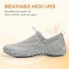 imageATHMILE Barefoot Water Shoes for Women Men Hiking Aqua Swim Beach Pool River Boat Travel WalkingGreyknit
