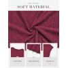 imageATHMILE Tops for Women Trendy Short Sleeve Shirts Dressy Casual Cap Blouses with Curved Hem Summer ClothingWine Red