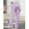 imageATHMILE Women Sweatpants Soft Jogging Straight Pajama Sweats Wide Leg Sweatpants Women Lounge Pants Joggers 2025Purple
