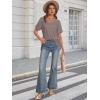 imageATHMILE Womens Summer 2025 V Neck Casual Tunic Tops Spring Fashion Basic Trendy OutfitsGreypurple