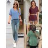 imageATHMILE Womens Summer 2025 V Neck Casual Tunic Tops Spring Fashion Basic Trendy OutfitsLightblue