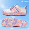 imageATHMILE Water Shoes for Women Men Quick Dry Beach Barefoot Aqua Swim Shoes NonSlip for Wading Rafting Hiking KayakingA Pink Purple