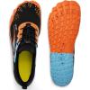 imageATHMILE Water Shoes for Women Men Quick Dry Beach Barefoot Aqua Swim Shoes NonSlip for Wading Rafting Hiking KayakingC Orange