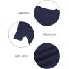imageATHMILE Womens Ribbed Knit T Shirt Casual Crewneck Tops Short SleeveLong Sleeve Sweaters Slim Fit Basic TeesNavyshort Sleeve