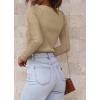 imageATHMILE Womens Ribbed Knit T Shirt Casual Crewneck Tops Short SleeveLong Sleeve Sweaters Slim Fit Basic TeesToffee