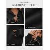 imageATHMILE Womens Hoodies Long Sleeve Fleece Quarter Zip Pullover Workout Oversized Sweatshirt Fall Winter Crop Jacket Tops 2025Black