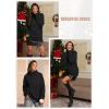 imageATHMILE Oversized Chunky Sweaters for Women Fall Turtleneck Long Sleeve Knit Pullover Tops 2025 Winter Fashion ClothesBlack