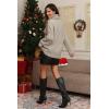 imageATHMILE Oversized Chunky Sweaters for Women Fall Turtleneck Long Sleeve Knit Pullover Tops 2025 Winter Fashion ClothesKhaki