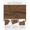 imageATHMILE Summer Tops 2025 Womens Solid T Shirts for Women Loose Oversized Shirts Basic TeeBrown