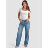 imageATHMILE Womens Short Sleeve Shirts Crop Tops Basic Double Modal Layering Tight Slim Fit Y2K T Shirts Clothes 2024White