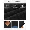 imageATHMILE Womens Tops Summer Sweaters V Neck Short Sleeve Shirts Fashion Dressy Casual Business Tunic BlousesBlack