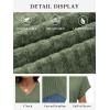 imageATHMILE Womens Tops Summer Sweaters V Neck Short Sleeve Shirts Fashion Dressy Casual Business Tunic BlousesGreen