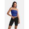 imageATHMILE Womens Tube Tops Strapless Crop Tops Basic Backless Sleeveless Bandeau Trendy Going Out Cute Summer OutfitsRoyalblue