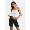 imageATHMILE Womens Tube Tops Strapless Crop Tops Basic Backless Sleeveless Bandeau Trendy Going Out Cute Summer OutfitsWhite