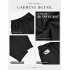 imageATHMILE Barrel Sweatpants Women Fall Fashion Wide Leg Pants 2025 Baggy Lounge Comfy Flowy Sweat Pants with PocketsBlack