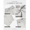 imageATHMILE Barrel Sweatpants Women Fall Fashion Wide Leg Pants 2025 Baggy Lounge Comfy Flowy Sweat Pants with PocketsHeather White