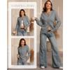 imageATHMILE Fall Long Sleeve Cardigans for Women Sweater Fashion Open Front Winter Button Down Crewneck Loose Knit Jacket 2025Grey