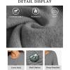 imageATHMILE Fall Long Sleeve Cardigans for Women Sweater Fashion Open Front Winter Button Down Crewneck Loose Knit Jacket 2025Grey