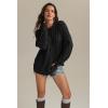imageATHMILE Oversized Cable Knit Sweaters for Women Fall Fashion Outfits Long Sleeve Loose Crewneck Winter Clothes 2025Black