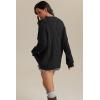 imageATHMILE Oversized Cable Knit Sweaters for Women Fall Fashion Outfits Long Sleeve Loose Crewneck Winter Clothes 2025Black