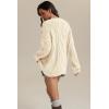 imageATHMILE Oversized Cable Knit Sweaters for Women Fall Fashion Outfits Long Sleeve Loose Crewneck Winter Clothes 2025Cream