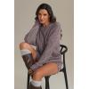 imageATHMILE Oversized Cable Knit Sweaters for Women Fall Fashion Outfits Long Sleeve Loose Crewneck Winter Clothes 2025Grayish Purple