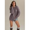 imageATHMILE Oversized Cable Knit Sweaters for Women Fall Fashion Outfits Long Sleeve Loose Crewneck Winter Clothes 2025Grayish Purple