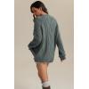 imageATHMILE Oversized Cable Knit Sweaters for Women Fall Fashion Outfits Long Sleeve Loose Crewneck Winter Clothes 2025Grey Blue