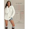 imageATHMILE Oversized Cable Knit Sweaters for Women Fall Fashion Outfits Long Sleeve Loose Crewneck Winter Clothes 2025White