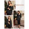 imageATHMILE Oversized Cardigan Sweaters for Women Fall Outfits Chunky Knit Open Front Sweater with PocketsBlack
