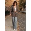 imageATHMILE Oversized Cardigan Sweaters for Women Fall Outfits Chunky Knit Open Front Sweater with PocketsNutmeg
