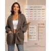 imageATHMILE Oversized Cardigan Sweaters for Women Fall Outfits Chunky Knit Open Front Sweater with PocketsNutmeg