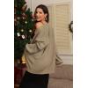 imageATHMILE Oversized Cardigan Sweaters for Women Fall Outfits Chunky Knit Open Front Sweater with PocketsTan