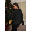 imageATHMILE Oversized Cardigan Sweaters for Women Lightweight Button VNeck Casual Open Front Knit Fall Outfits 2025Black