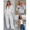 imageATHMILE Oversized Hoodies for Women Fall Sweatshirts Zip Up Hoodie Casual Jackets Y2k Fashion Outfits Winter Clothes 2025Coffeegrey