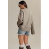 imageATHMILE Sweaters for Women 2025 Fall Fashion Outfits Long Sleeve Loose Casual Crewneck Ribbed Knit Pullover Winter ClothesCamel