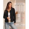 imageATHMILE Women Striped Cardigan Sweaters Button Down Cropped Fall Fashion Outfits Winter Clothes Knit Lady Jackets Coat 2025Black