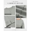 imageATHMILE Womens Casual Crew Neck Sweatshirt Loose Soft Long Sleeve Shirts Oversized Pullover Tops Fall OutfitsGrey