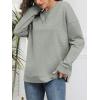 imageATHMILE Womens Casual Crew Neck Sweatshirt Loose Soft Long Sleeve Shirts Oversized Pullover Tops Fall OutfitsGrey