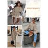 imageATHMILE Womens Fall Fashion Oversized Sweaters Chunky Knit Mock Neck Long Sleeve Casual Trendy Pullover Winter Clothes 2025Camel