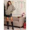 imageATHMILE Womens Fall Fashion Oversized Sweaters Chunky Knit Mock Neck Long Sleeve Casual Trendy Pullover Winter Clothes 2025Camel