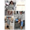 imageATHMILE Womens Fall Fashion Oversized Sweaters Chunky Knit Mock Neck Long Sleeve Casual Trendy Pullover Winter Clothes 2025Grey