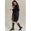 imageATHMILE Womens Fall Sweater Open Front Knit Lightweight Cardigan Casual Long Coatigan Lady Jacket Coat Winter Outerwear 2025Black