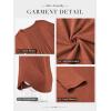 imageATHMILE Womens Long Sleeve Shirts Business Casual Blouse Dressy Fall Spring Basic Outfits Trendy Loose Fit Tunic TopsMaple