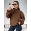 imageATHMILE Womens Oversized Hoodies Fleece Sweatshirts Long Sleeve Sweaters Pullover Fall Clothes with PocketCoffee