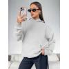 imageATHMILE Womens Oversized Hoodies Fleece Sweatshirts Long Sleeve Sweaters Pullover Fall Clothes with PocketGrey