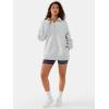 imageATHMILE Womens Oversized Sweatshirts Fall Fashion Hoodies Half Zip Fleece Pullover Long Sleeve Y2K Clothes with Side PocketsGrey