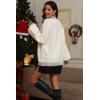 imageATHMILE Womens Sweaters Fall Oversized Pullover Long Sleeve Mock Neck Chunky Knit Jumper Tops Winter Fashion Clothing 2025White