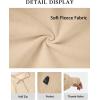 imageATHMILE Womens Sweatshirts Half Zip Cropped Pullover Fleece Quarter Zipper Hoodies 2025 Fall Fashion Outfits ClothesApricot